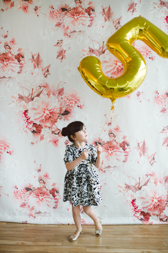 Floral spring birthday