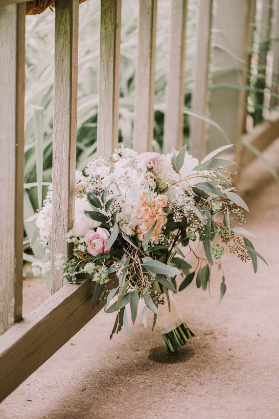Spring bridal bouquet