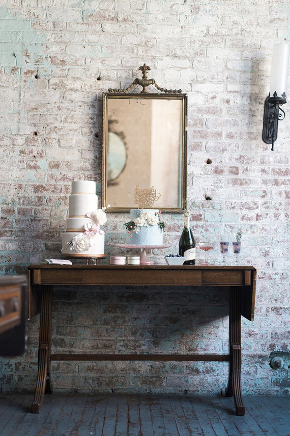 Vintage blue wedding inspiration Inspiration