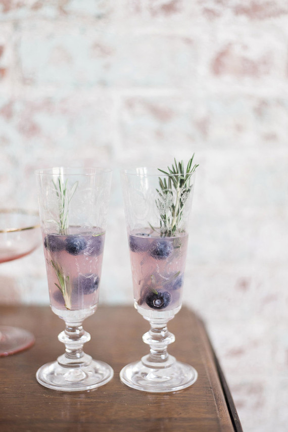 Blueberry cocktail
