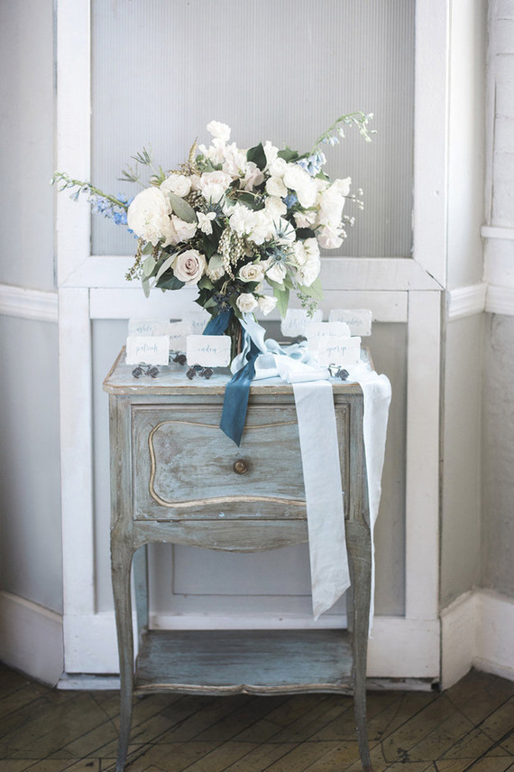 White wedding bouquet