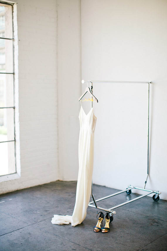 Modern wedding dress