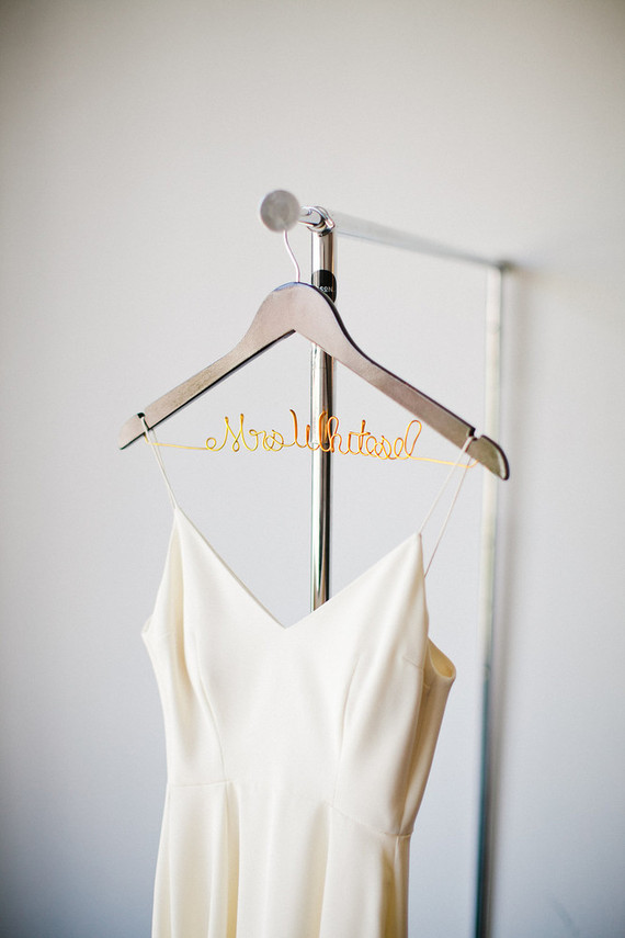 Modern wedding dress