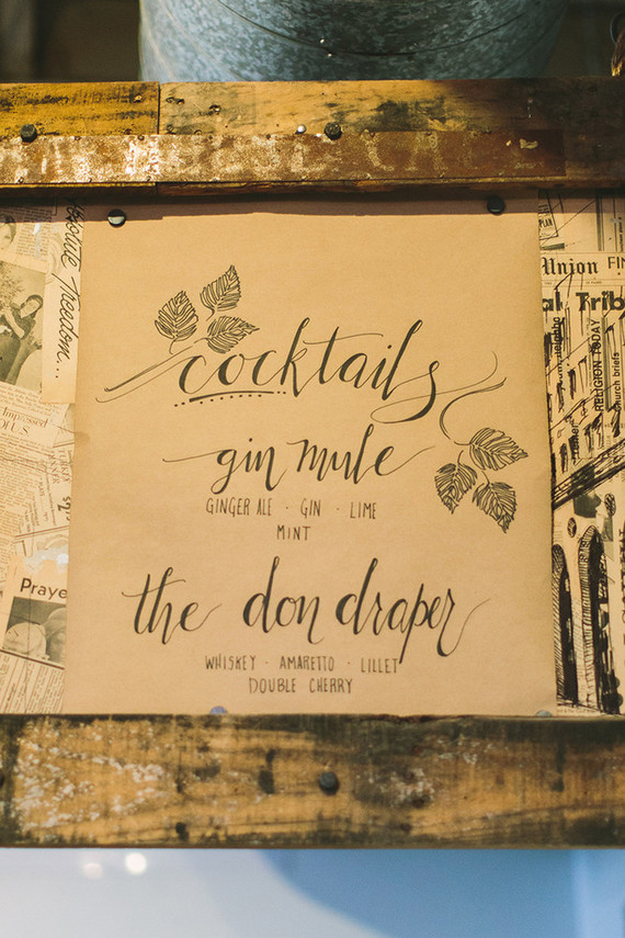 Cocktail signage