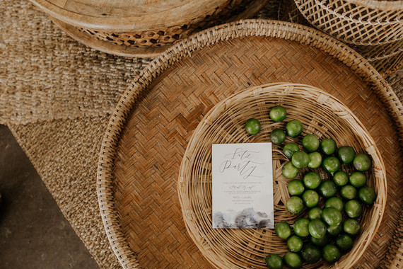 Tiki birthday party invitation