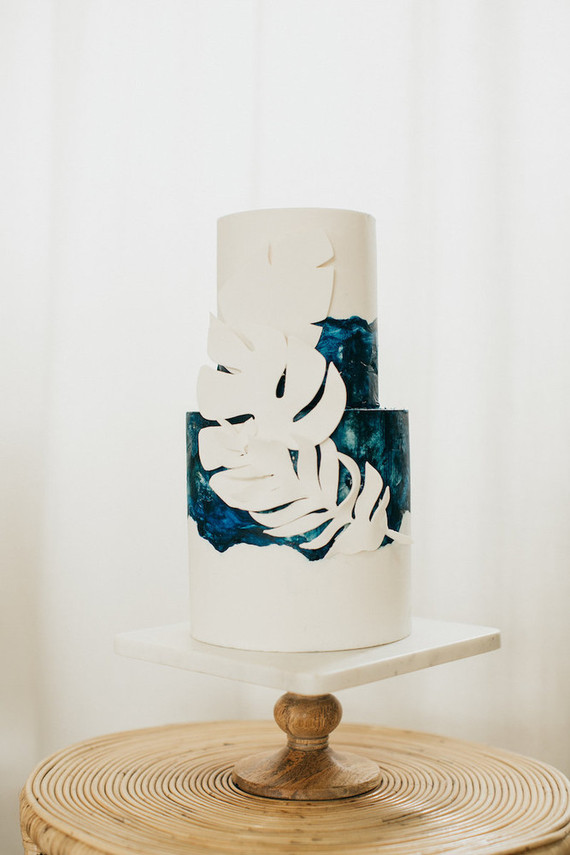 Modern tropical cake