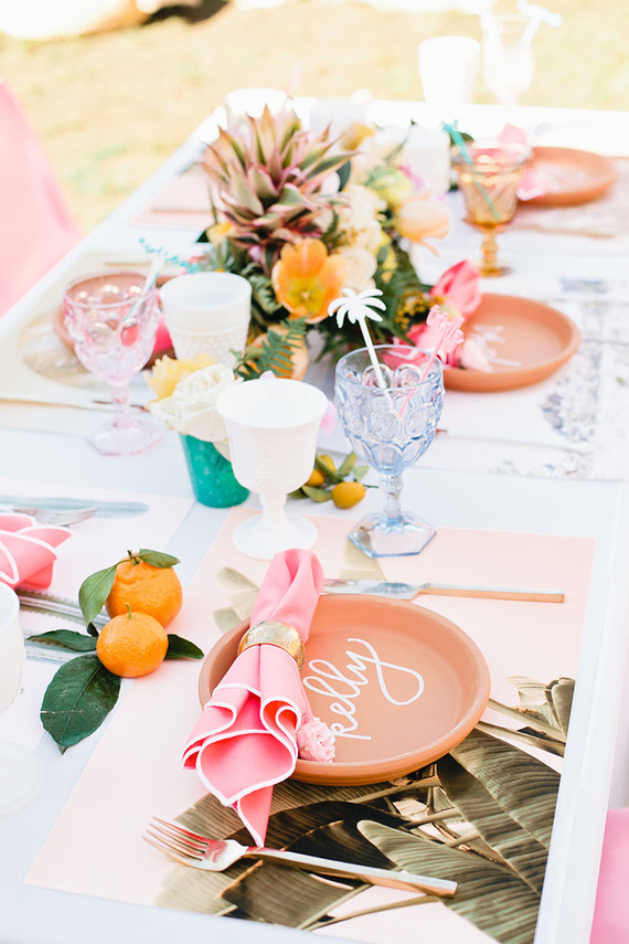 Tropical bridal shower