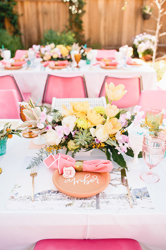 Tropical bridal shower