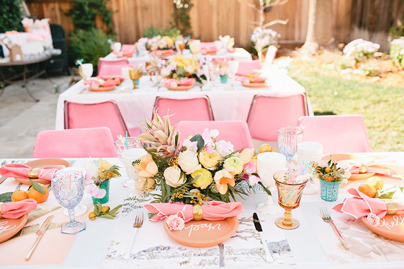 Tropical bridal shower