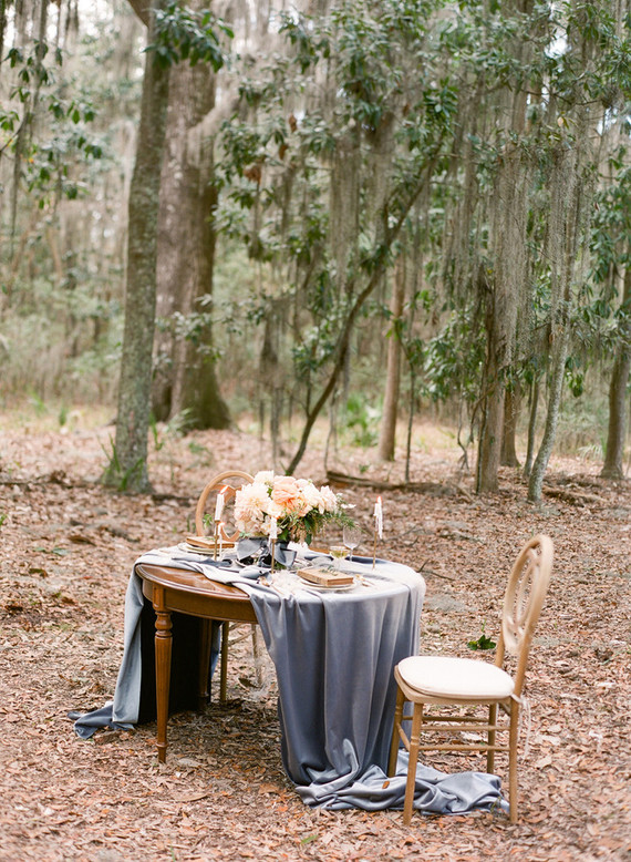 Vintage spring tablescape