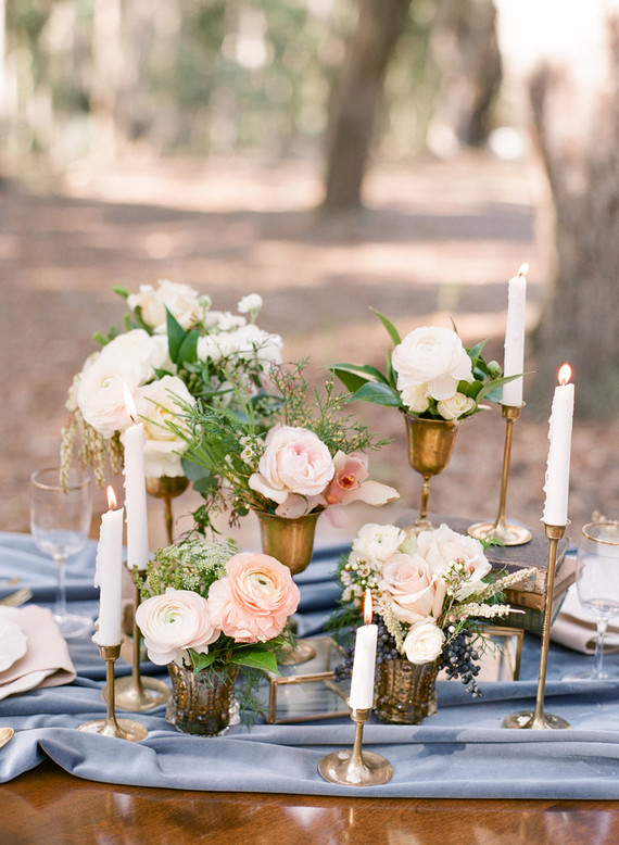 Vintage spring tablescape