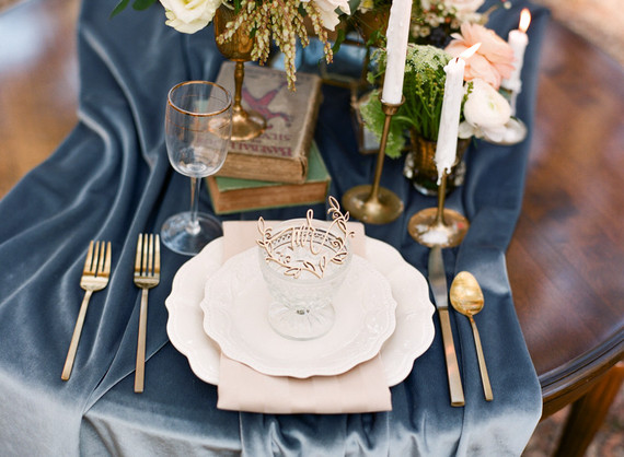 Vintage spring tablescape