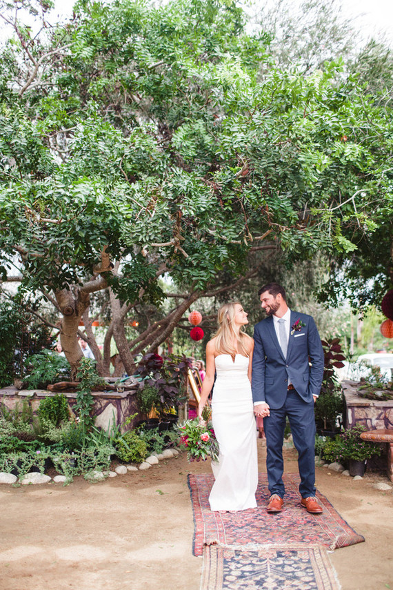 DIY garden wedding