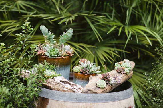 DIY garden wedding