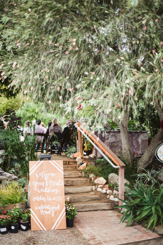 Wood signage