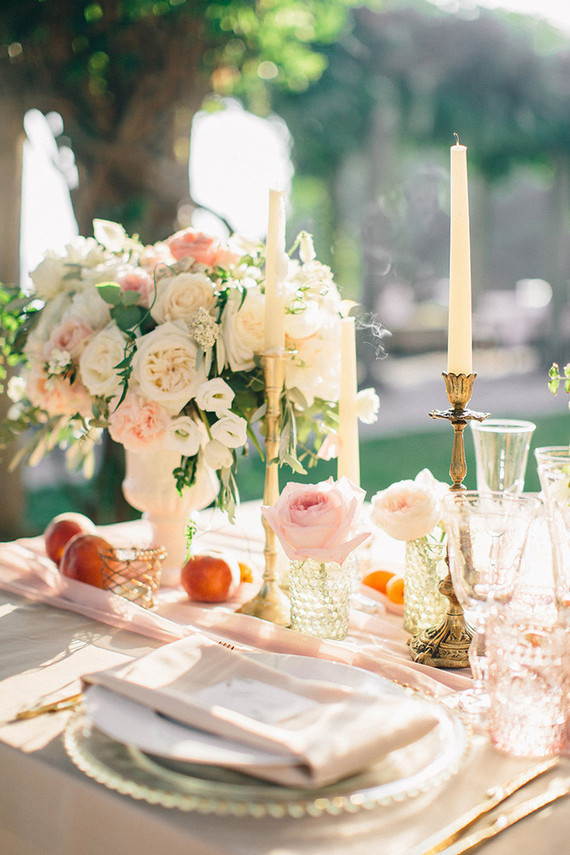 Intimate European garden wedding