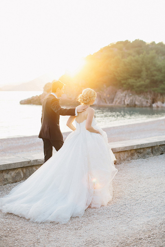 Intimate European garden wedding