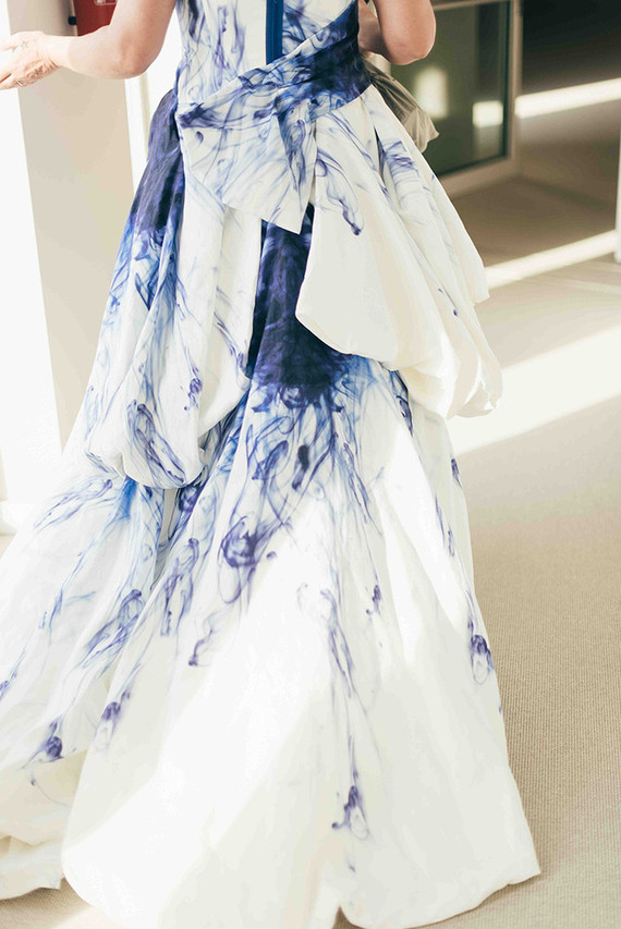 Custom wedding dress