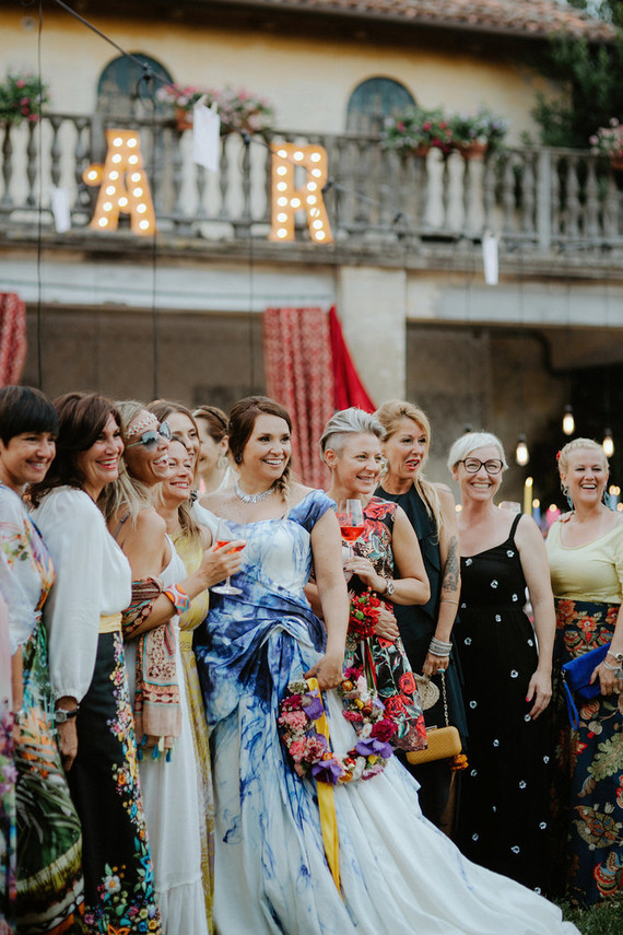 Colorful eclectic Italian wedding Wedding Inspiration