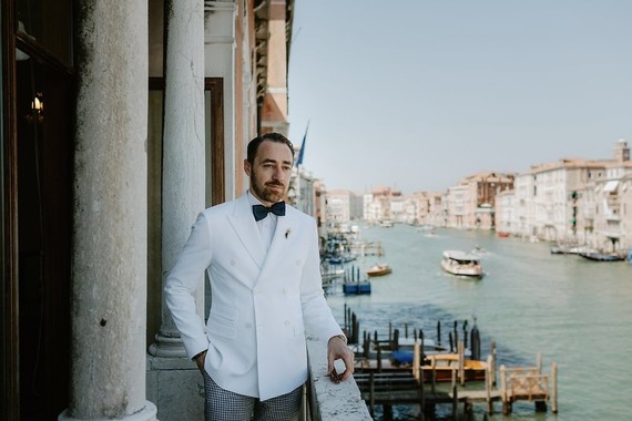 Colorful eclectic Italian wedding