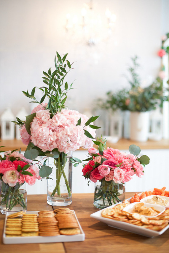 Elegant pink 1st birthday party