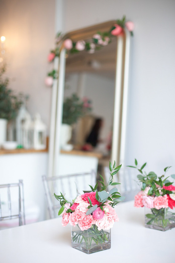 Elegant pink 1st birthday party