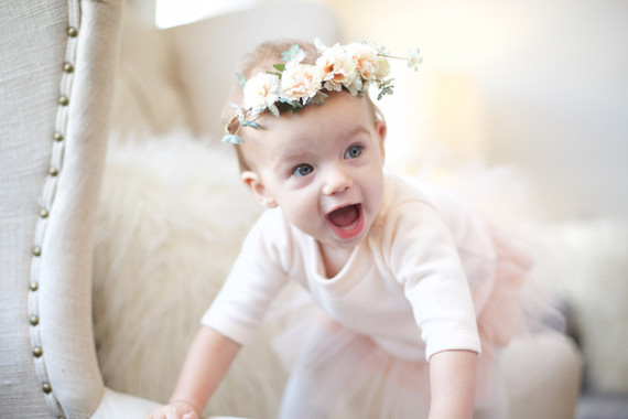 Elegant pink 1st birthday party