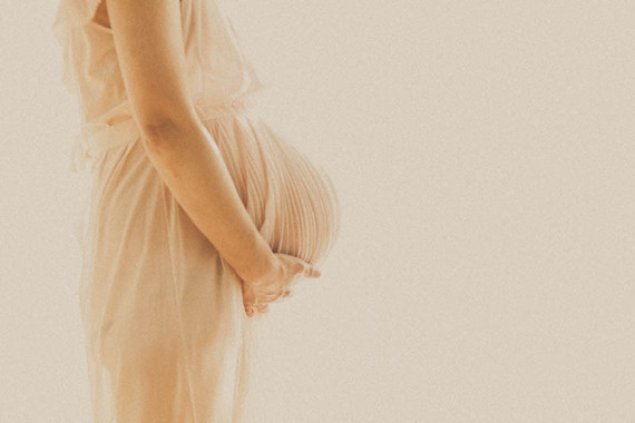 mother son vintage style maternity photos