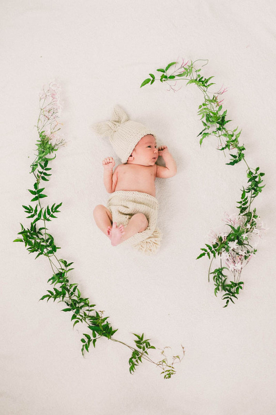 Baby girl newborn photos