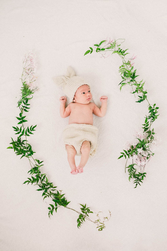 Baby girl newborn photos
