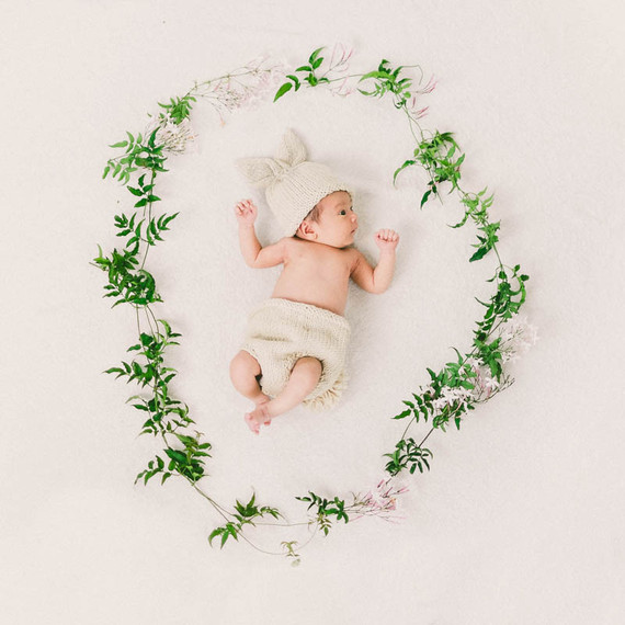 Baby girl newborn photos