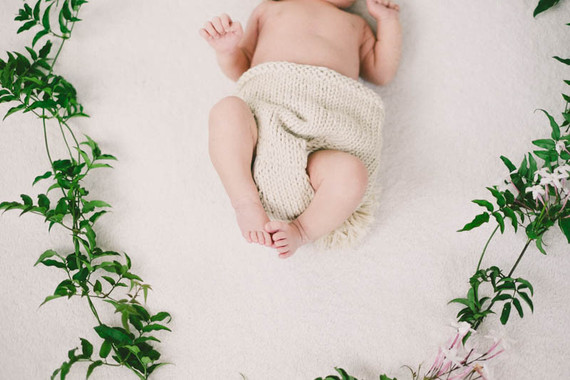 Baby girl newborn photos