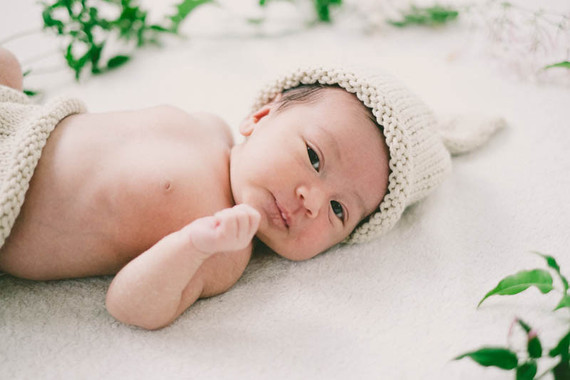 Baby girl newborn photos