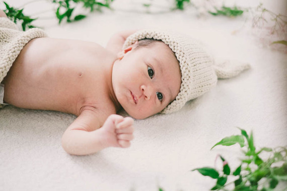 Baby girl newborn photos