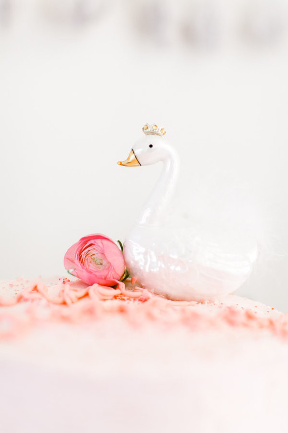 Spring swan party birthday