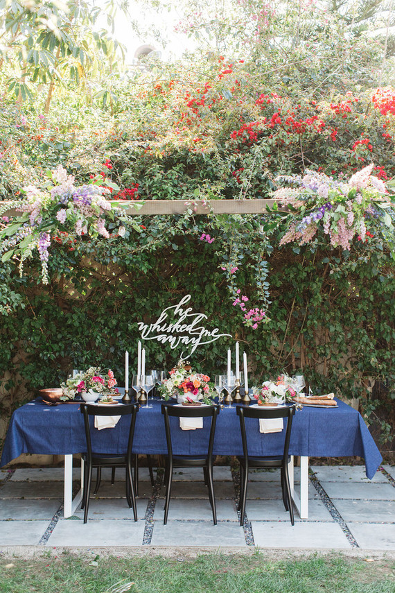 Classic garden couples shower