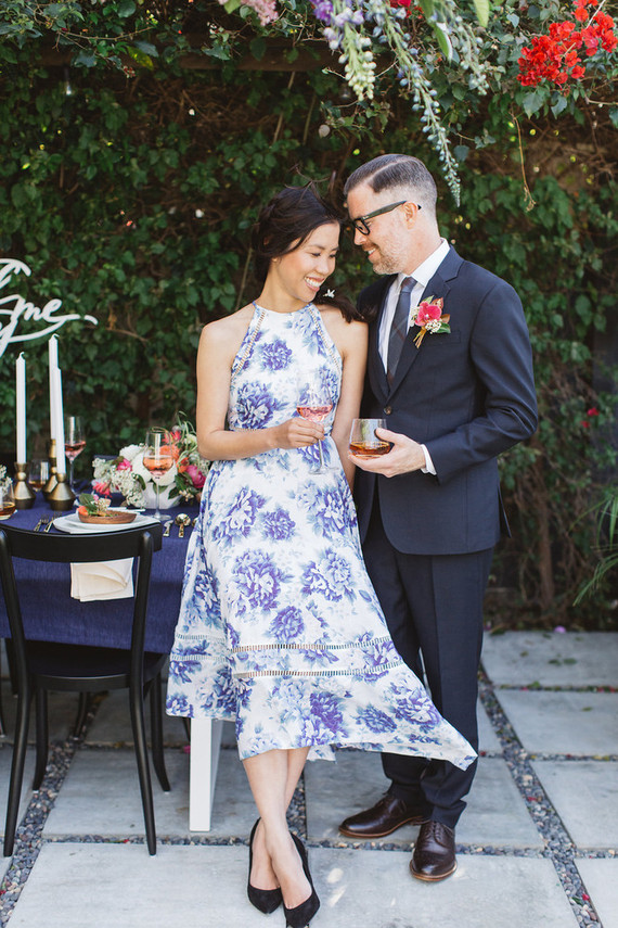 Classic garden couples shower