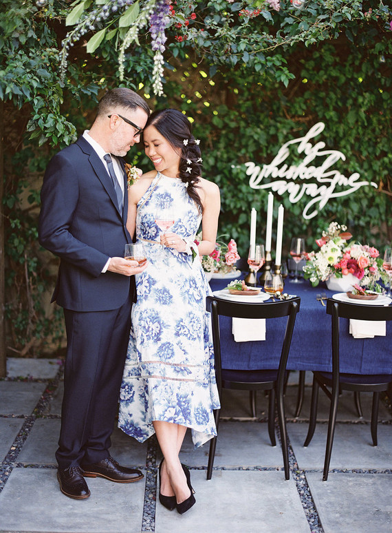 Classic garden couples shower