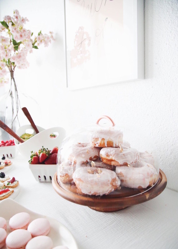 feminine parisian inspired baby shower