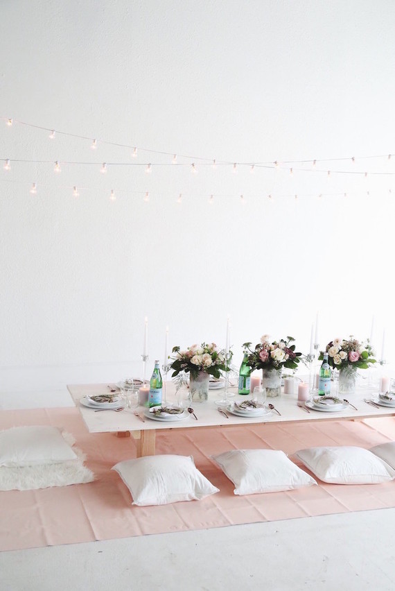 feminine parisian inspired baby shower