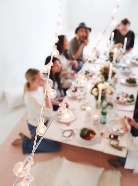 feminine parisian inspired baby shower