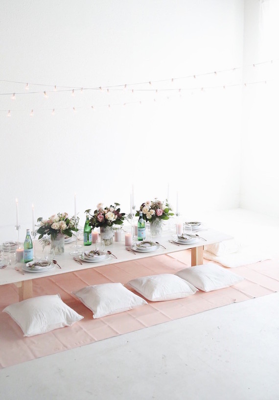 feminine parisian inspired baby shower