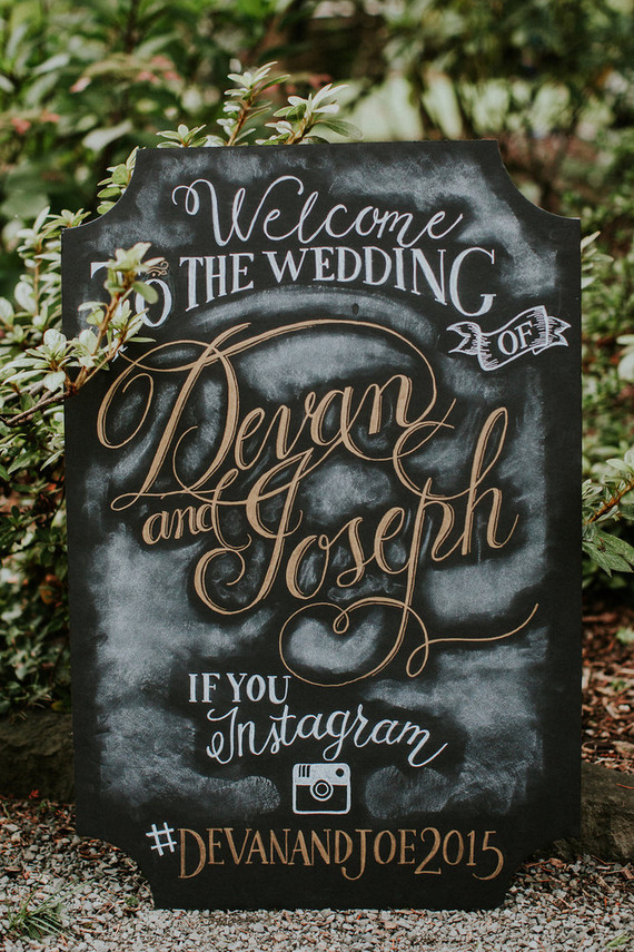 Wedding signage