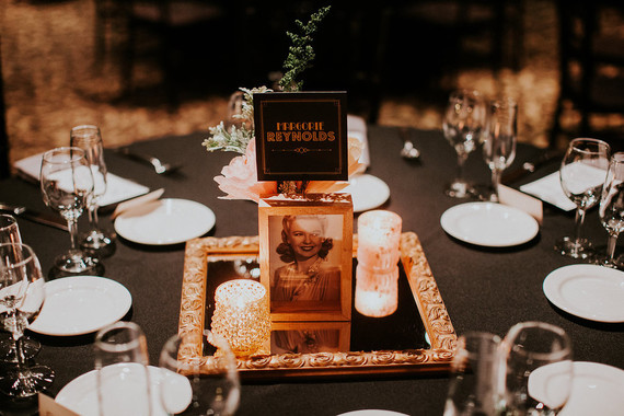 Old Hollywood inspired wedding