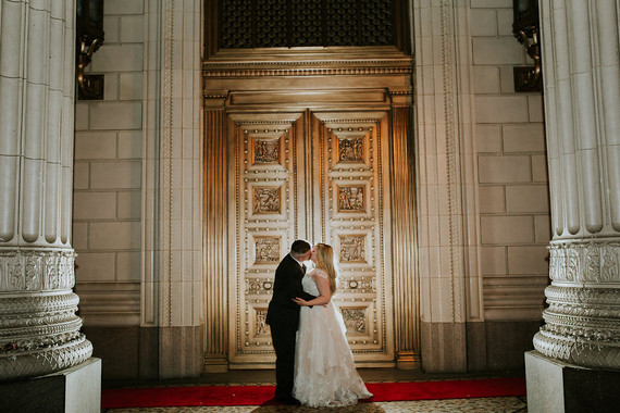 Old Hollywood inspired wedding