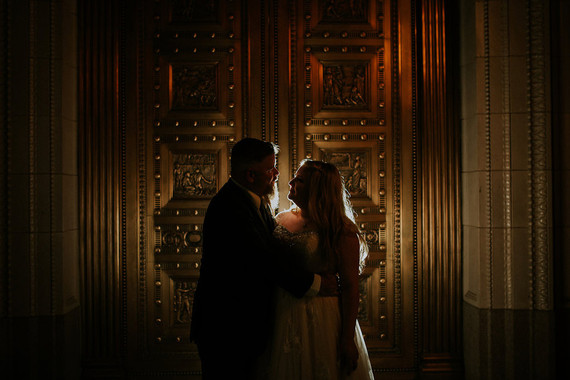 Old Hollywood inspired wedding