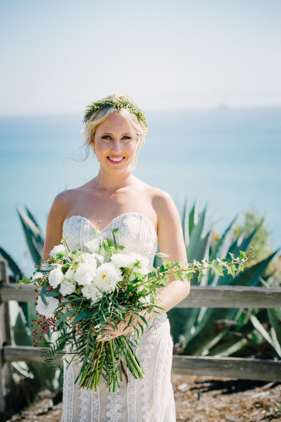 Organic bridal bouquet
