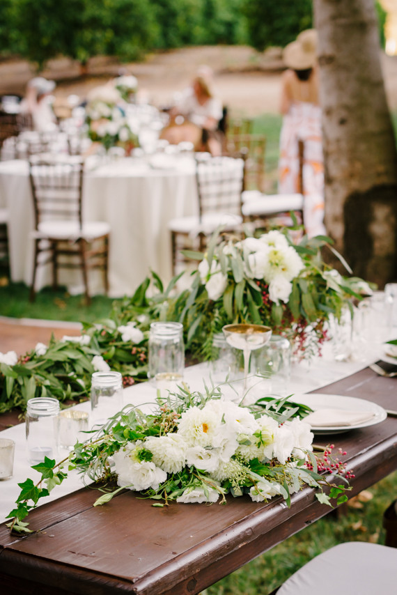Rustic wedding decor