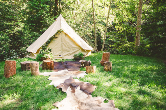 Tent wedding