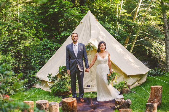 Tent wedding